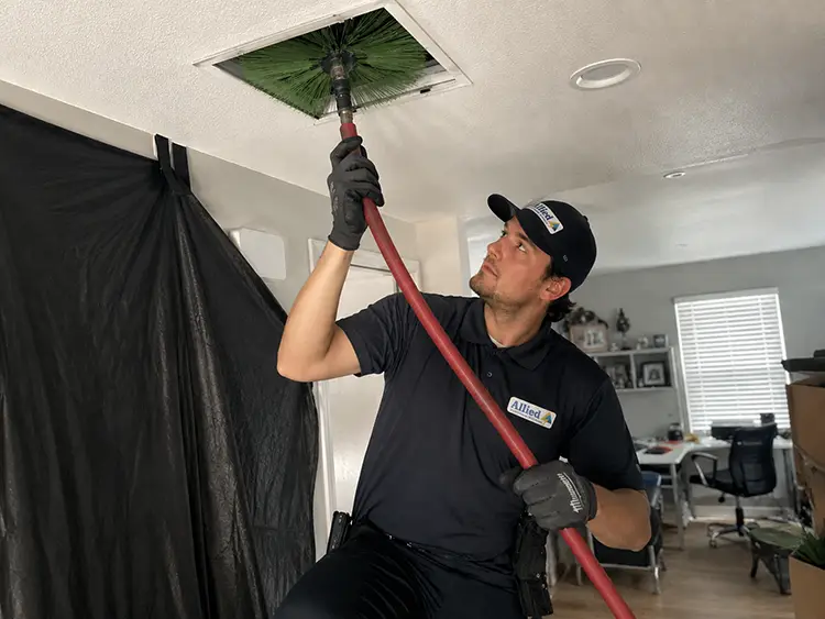 Air Ducting Cleaning from Allied technician in Prescott, AZ